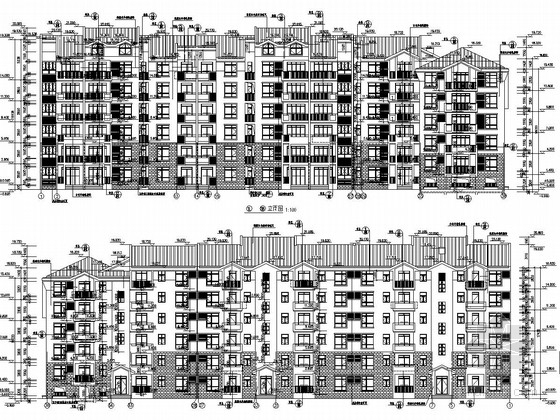 砖混结构六层住宅楼资料下载-六层砖混结构住宅楼结构施工图