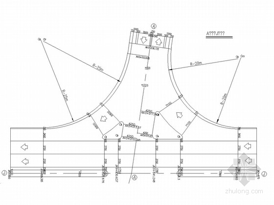 国道改扩建施工图设计资料下载-[河北]高速公路改建工程半苜蓿叶型互通立交施工图（148张）