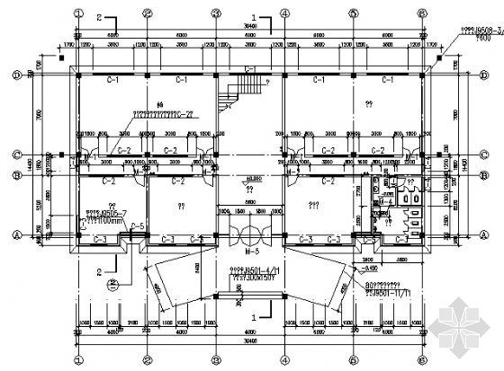 某三层公司办公楼建筑施工图-3