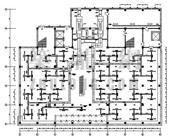 济南市水利工程文明工地资料下载-济南市某商场空调设计图