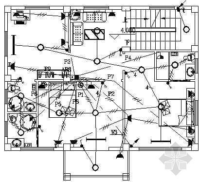 15层别墅施工图资料下载-某四层别墅电气施工图