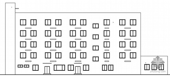 山东开发区核心区资料下载-[南京市江宁区]某经济开发区综合楼建筑施工图（带效果图）