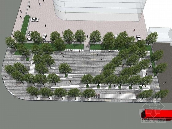 公共空间造价资料下载-[深圳]道路两侧公共空间绿地景观规划设计方案