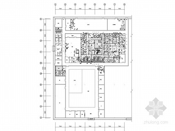 车间管道平面布置图资料下载-[四川加工车间水电空调施工图