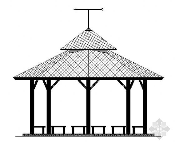 景观亭CAD图纸资料下载-景观亭详图
