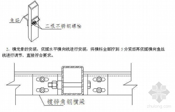 单层工具间施工方案资料下载-福建某火车客运站幕墙施工方案（预埋件 结构偏差 层间防火 均压环）