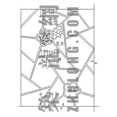 CAD地面拼花下载资料下载-地面拼花4