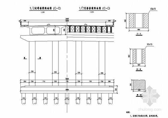 连续桥桥型布置图资料下载-连续刚构主桥桥型布置节点详图设计