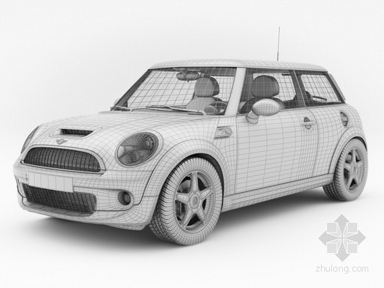 mini cooper汽车3d模型下载-mini cooper汽车3d模型 