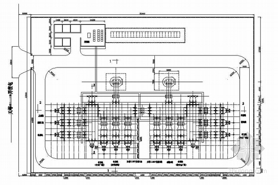 变电站电气平面布置图资料下载-变电站电气平面布置图