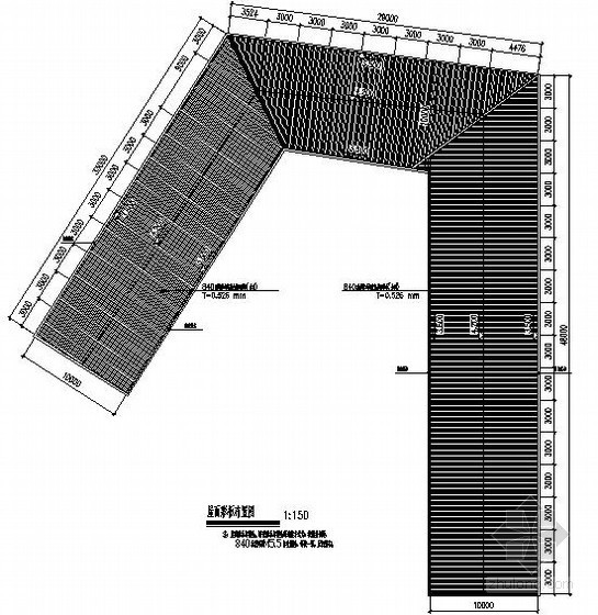 钢结构连拱棚的结构图资料下载-停车棚钢结构施工图