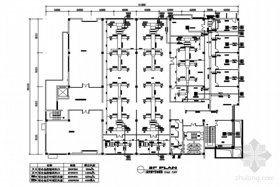 空调厂房平面图资料下载-某厂房中央空调平面图