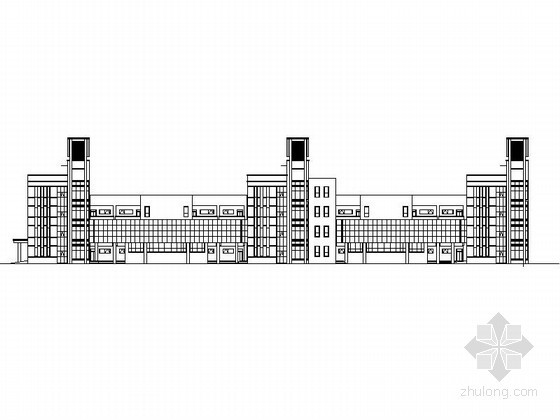 小学教室布置平面图资料下载-某小学四层教学综合楼建筑施工图