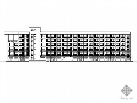 CAD公寓套图资料下载-[武汉]某六层公寓建筑施工套图