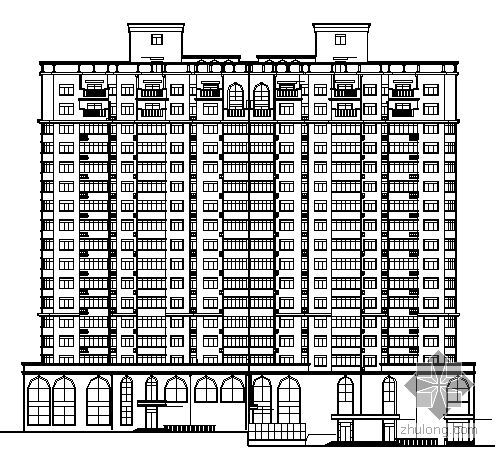 建筑设计住宅施工图资料下载-某十七层住宅楼建筑设计施工图