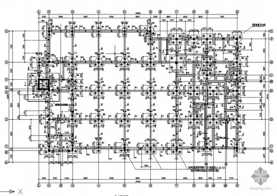 江苏框架结构九层施工设计资料下载-江苏某中学4层框架结构食堂施工图