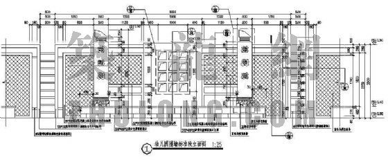 幼儿园围墙建筑施工图资料下载-幼儿园围墙大样详图