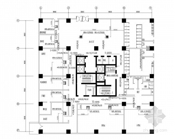 甲级院暖通图纸资料下载-高层办公建筑空调通风系统设计施工图（甲级院设计）