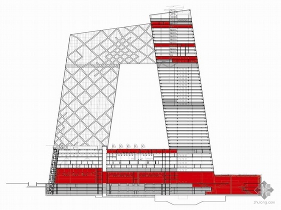 电视台装修设计方案资料下载-[北京]某知名电视台总部大楼概念设计方案