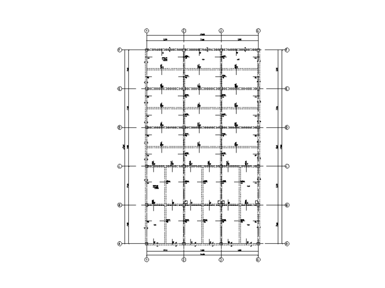 单层框架结构清单计价资料下载-单层框架结构食堂结构施工图