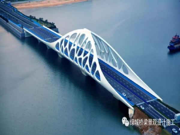220m连续梁桥资料下载-原来，这才是青岛颜值最高的景观桥！