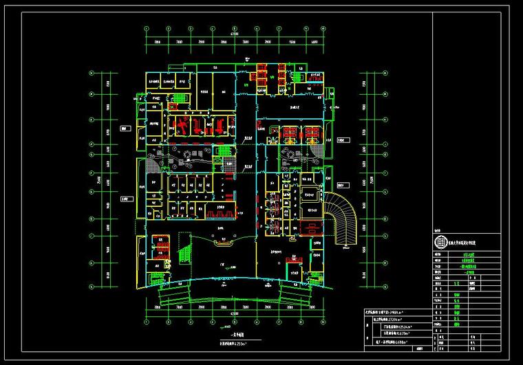 [江苏]徐州某县新城区医院建筑设计文本（CAD+SU+文本）-一层平面图