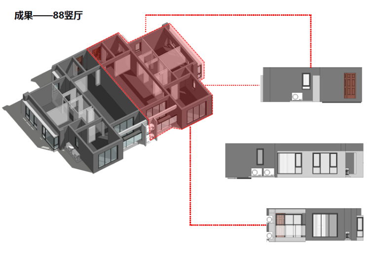 [深圳]某知名地产商高层住宅楼设计方案模板（带CAD图纸）-某知名地产商高层住宅楼平面模块