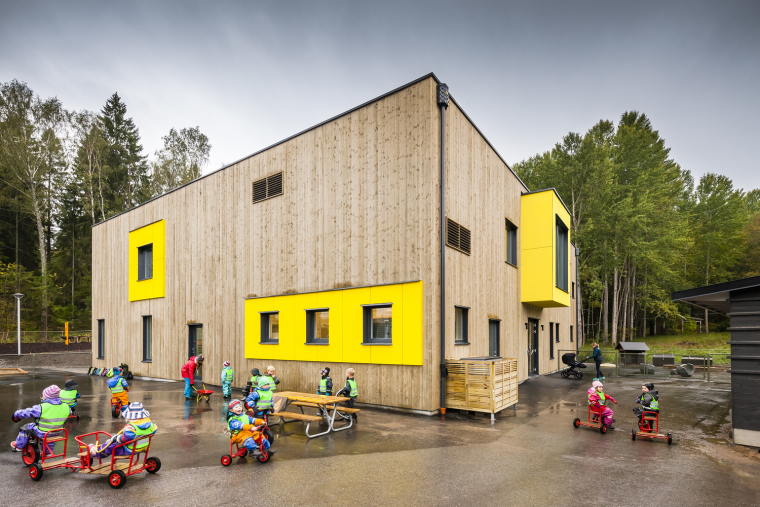 被动幼儿园资料下载-瑞典VendelsöHage幼儿园