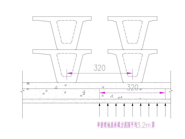 预制梁场龙门吊轨道基础及台座计算书-存梁台座受力简图.jpg