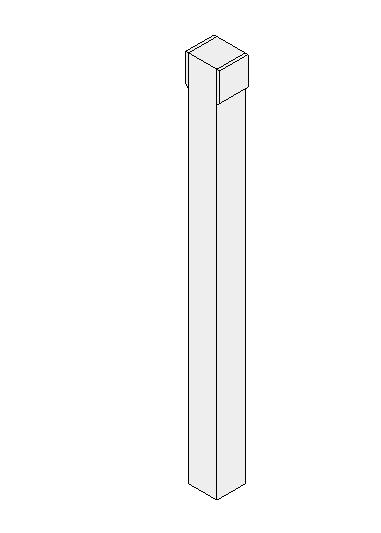 牛腿模型资料下载-预制-带有牛腿的矩形柱-ZZO01-002