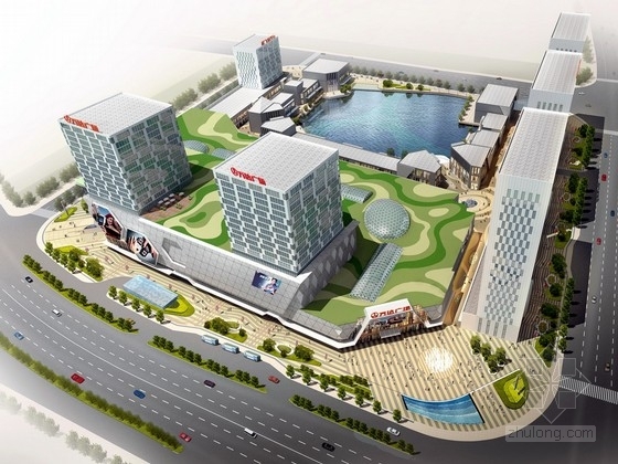 文化娱乐中心设计平面资料下载-[安徽]城市中心商业广场景观规划设计方案