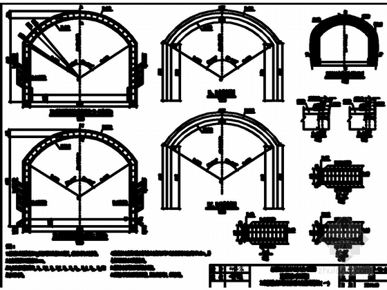 [四川]时速250公里铁路隧道工程设计图纸全套356张（衬砌排水洞门 施工措施方法）-变压器洞室衬砌钢筋图