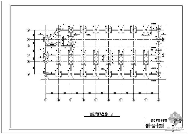 30米高杆灯基础图纸资料下载-[学士]某七层框架办公楼桩基础课程设计(含计算书、图纸)