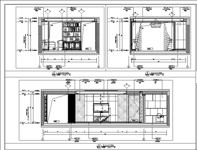 建筑图纸家居资料下载-7套精选家居别墅设计施工图（上）
