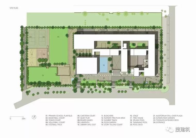 学校建筑的立面资料下载-表皮立面的学校建筑，太漂亮了！！