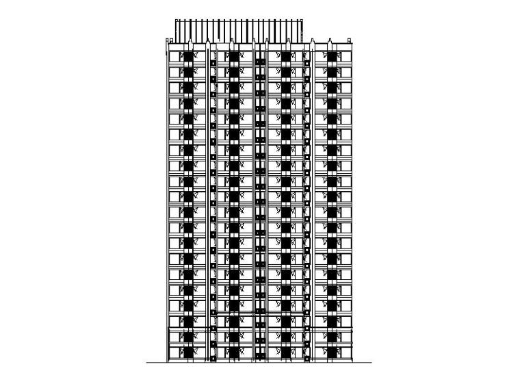 高层框架建筑施工图含结施资料下载-[北京]高层框架结构住宅建筑施工图（含结构专业）