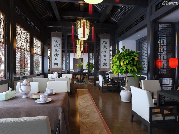 中式餐厅渲染教程-图30