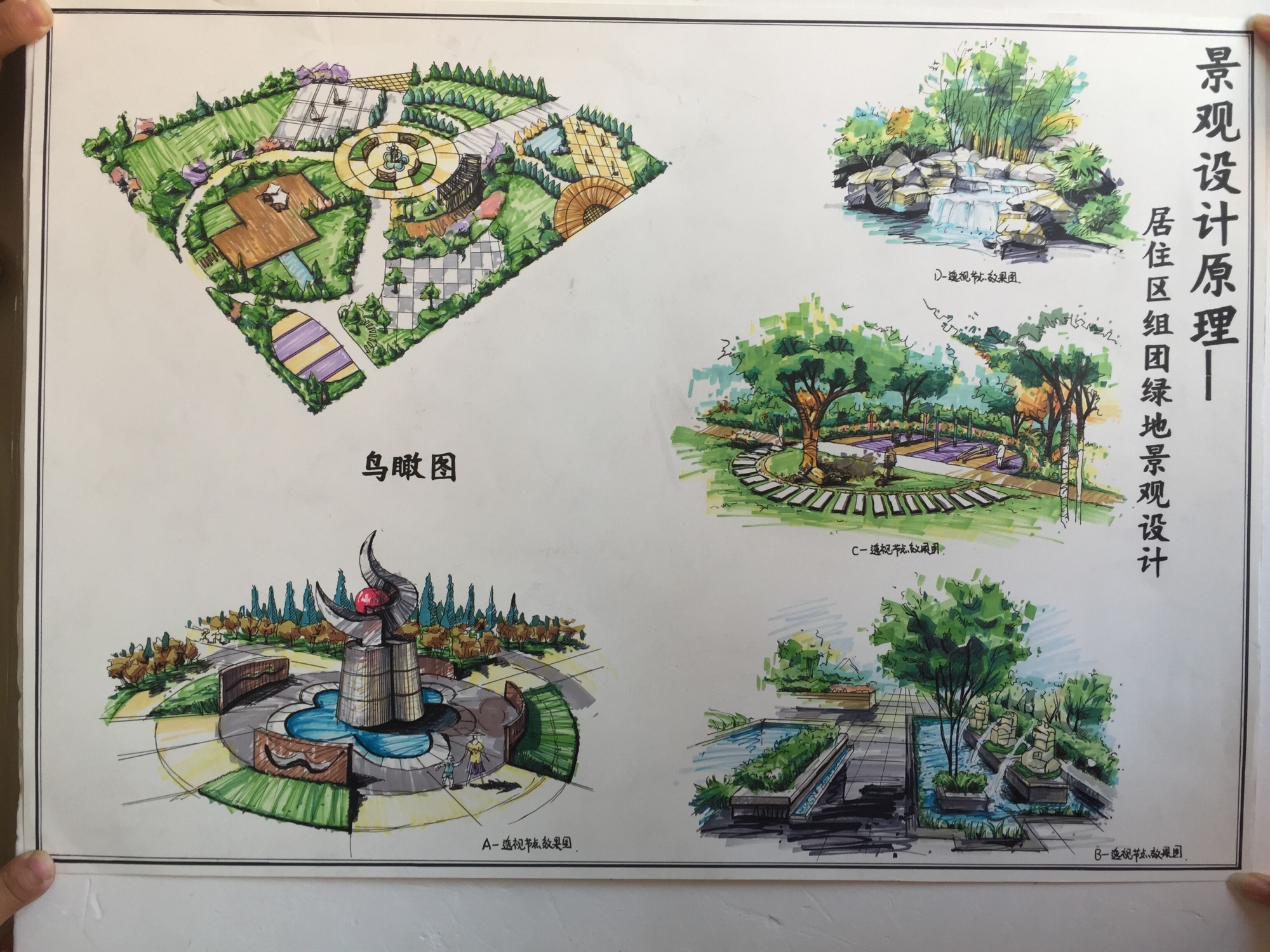 [分享]居住区广场景观设计