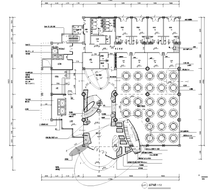 室内装修装饰施工图资料下载-[广东]深圳新星海港酒家室内装修施工图