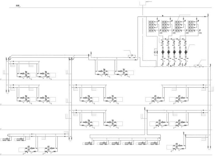 商业街规划平面布置资料下载-[江西]大型商业街整套暖通空调全系统设计施工图(人防、机房设计)