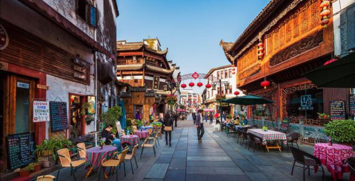 度假村商业街设计资料下载-[浙江]魅力文化传承的特色小镇旅游度假村景观规划