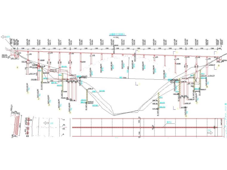 防撞立柱施工图资料下载-主净跨130米钢筋混凝土箱形拱桥施工图设计（共81张CAD图纸）