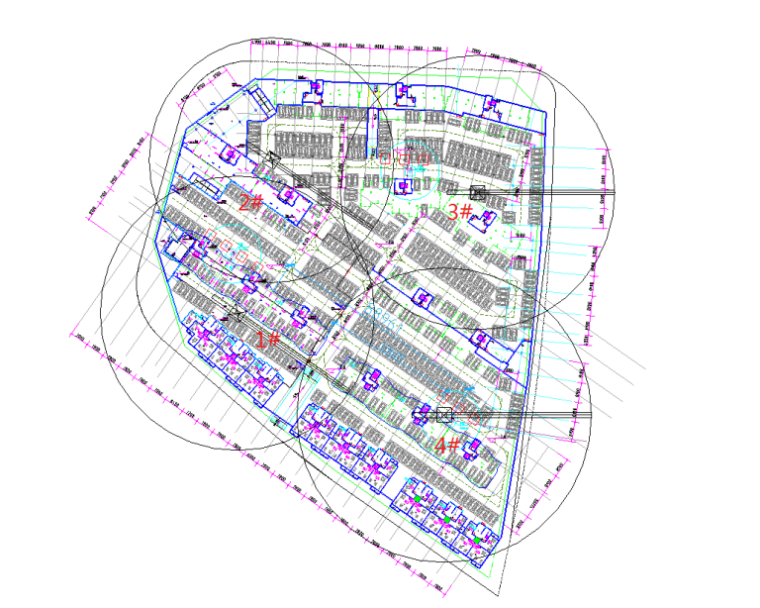 建筑安全生产塔吊资料下载-[桂林市]棚户区改造项目塔吊防碰撞方案