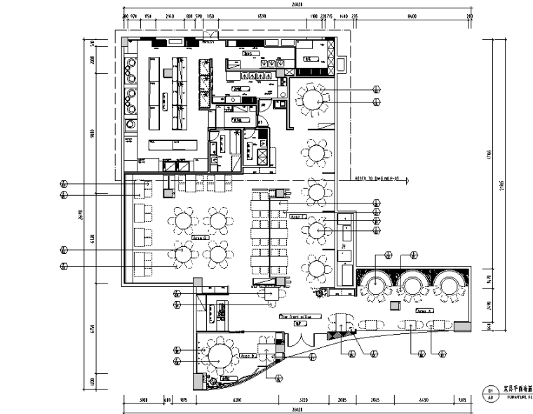 餐厅吊顶设计设计资料下载-新中式经典客家餐厅菜馆设计施工图（附效果图）