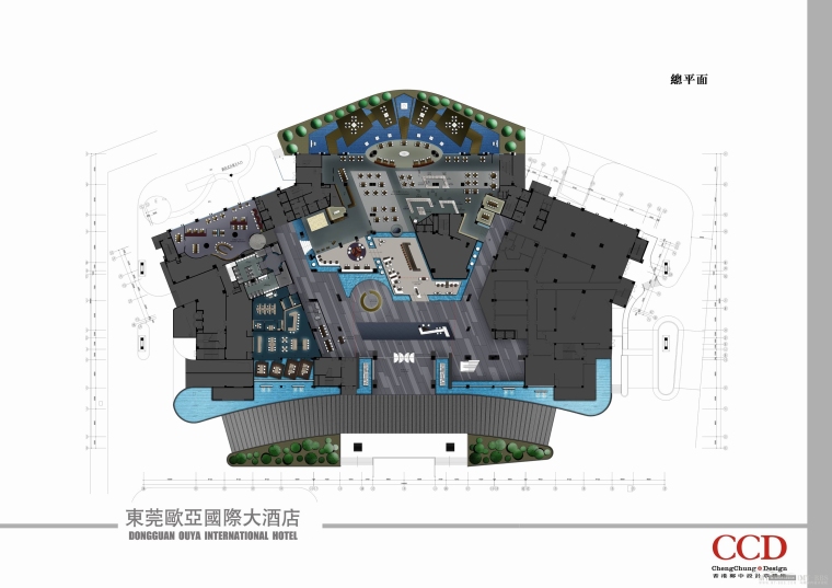 宴会厅大会议室设计资料下载-[广东]东莞欧亚国际大酒店概念设计方案文本