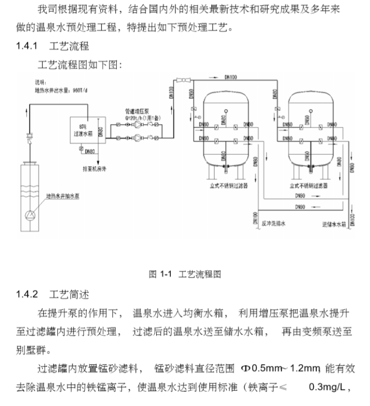 [南京如皋]长寿城温泉水预处理及供水方案及报价清单_1