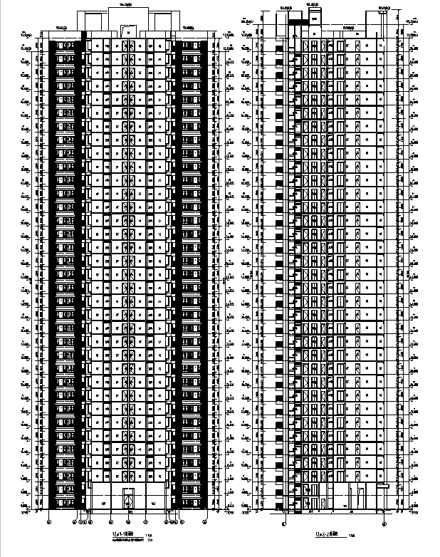 商铺配电系统图资料下载-[广东]6栋住宅及商铺建筑施工图（16年正式施工全专业图纸）