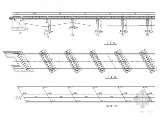 13米实板桥资料下载-16-13米钢筋混凝土板桥全套施工图（25张）