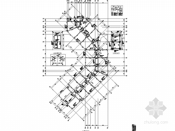 [吉林]度假区钢混框架酒店结构施工图(含钢结构施工图)-A区屋面梁平法施工图