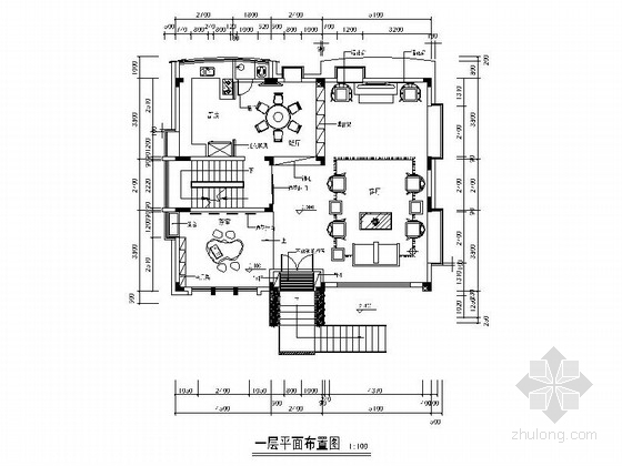 中式风格别墅区规划资料下载-[广州]环境优雅别墅区新中式风格三层别墅装修施工图